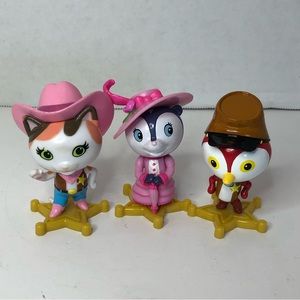Set of 3 Sheriff Callie’s Wild West Disney Junior Figurines Cake Toppers